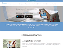 Tablet Screenshot of laboratorioeduardofernandez.com